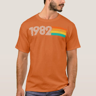 T-shirt Vintage 1982 39 Anniversaire Cadeau Retro