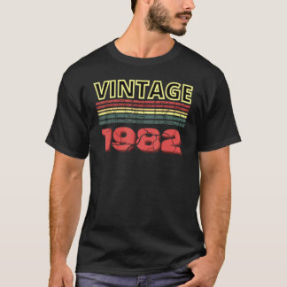 T-shirt Vintage 1982 40e anniversaire 40 ans 3