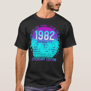 T-shirt Vintage 1982 Anniversaire 39ème Palme de coucher d