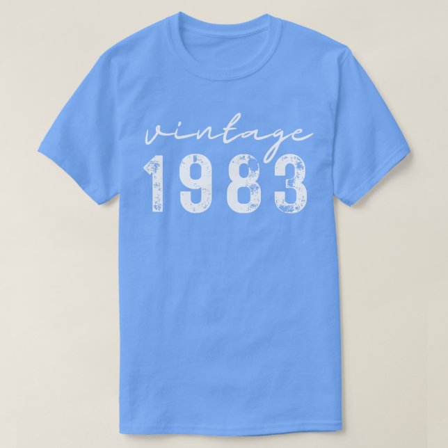 T-shirt Vintage 1983 19 (Design devant)