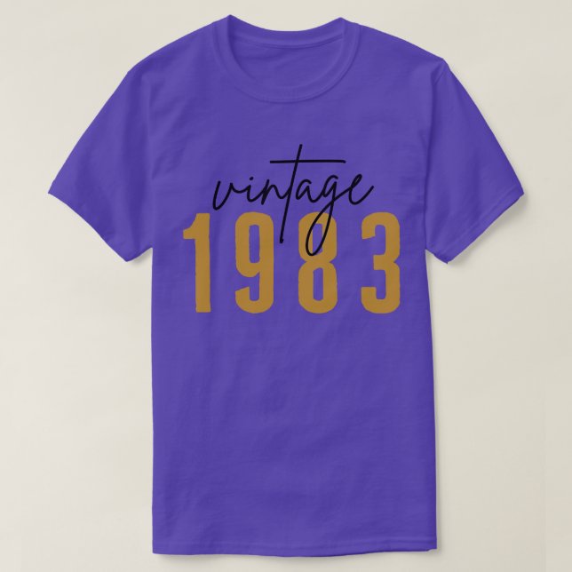 T-shirt Vintage 1983 3 (Design devant)
