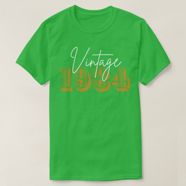 T-shirt Vintage 1984 7 (Design devant)