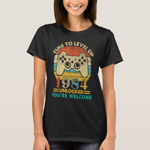 T-shirt Vintage 1984 Amusant 38 Ans Vidéo Gamer 38ème B