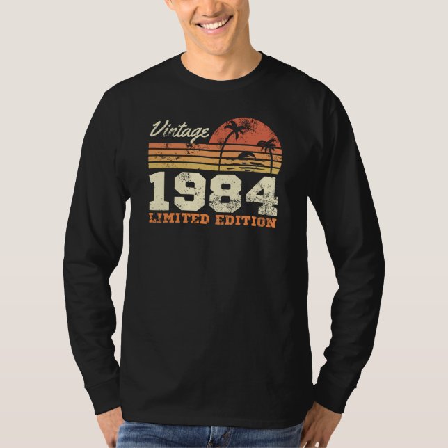 T-shirt Vintage 1984 Limited Edition 40e anniversaire (Devant)