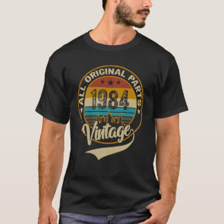 T-shirt Vintage 1984 Toutes les pièces d'origine Rétro