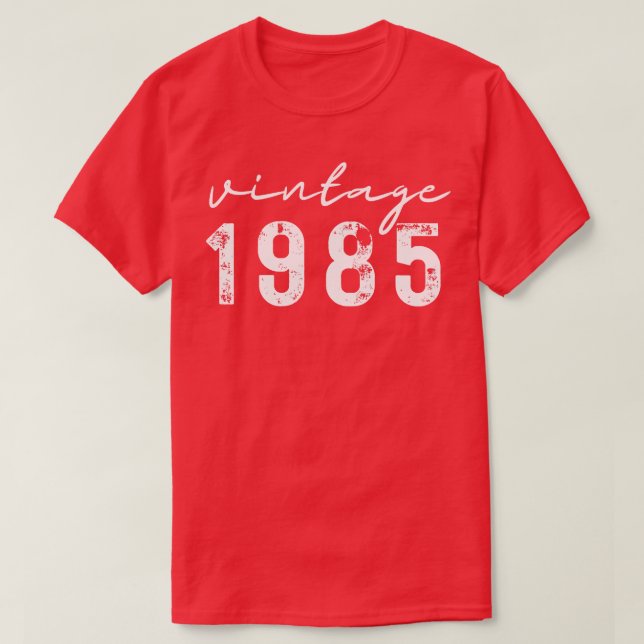 T-shirt Vintage 1985 12 (Design devant)