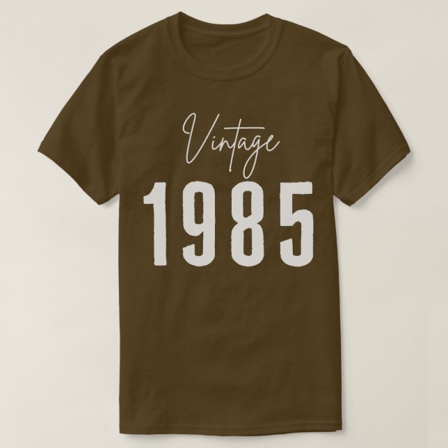 T-shirt Vintage 1985 3 (Design devant)