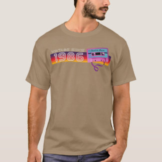 T-shirt Vintage 1986 Rétro Vintage Nostalgique Anniversair
