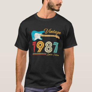 T-shirt Vintage 1987 Édition Limitée 35E Anniversaire 40 A