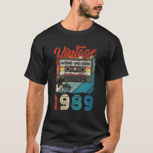 T-shirt Vintage 1989 33 Cadeaux d'anniversaire 33 ans Old