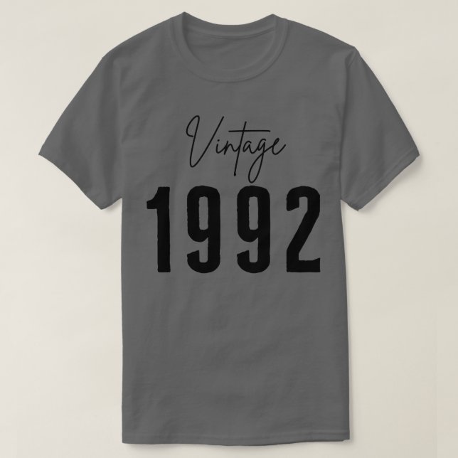 T-shirt Vintage 1992 12 (Design devant)