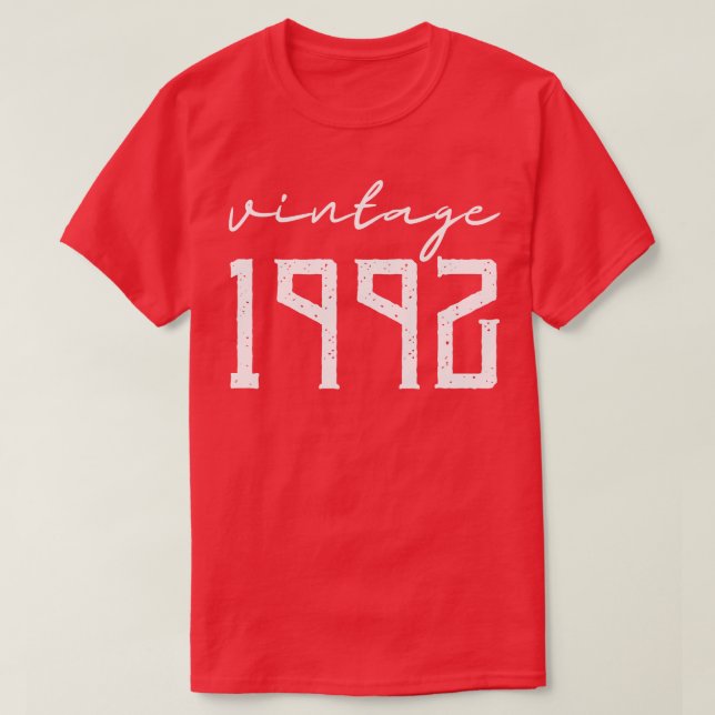 T-shirt Vintage 1992 8 (Design devant)