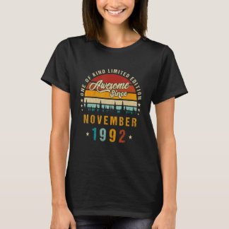 T-shirt Vintage 1992 stupéfiant Depuis novembre 1992 30