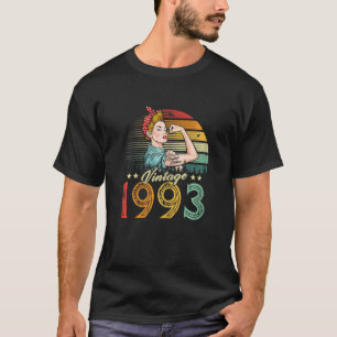 T-shirt Vintage 1993 1993 29e anniversaire 29 ans