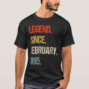 T-shirt vintage 1995 28ème anniversaire rétro 28 ans 2