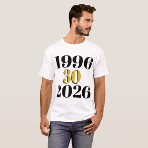 T-shirt Vintage 1996 Milestone 30e Anniversaire