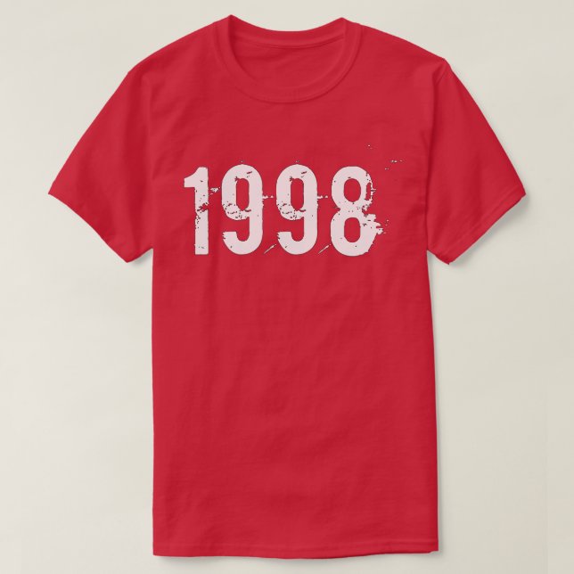 T-shirt vintage 1998 (Design devant)