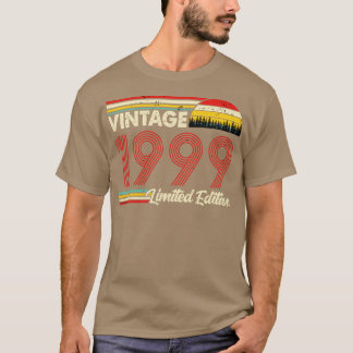 T-shirt Vintage 1999 Shirt Limited Edition 1999 Anniversai
