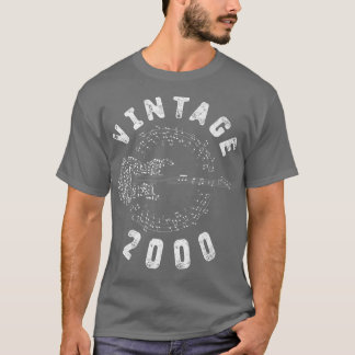 T-shirt Vintage 2000 Birthday Limited Edition Guitar