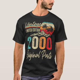 T-shirt Vintage 2000 Parties originales 22e anniversaire