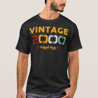 T-shirt Vintage 2000 Pièces d'origine Famille Cadeau d'ann