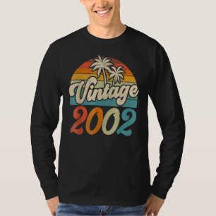 T-shirt Vintage 2002 20e Anniversaire Fabriqué En 2002 20