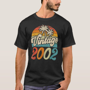 T-shirt Vintage 2002 20e Anniversaire Fabriqué En 2002 20