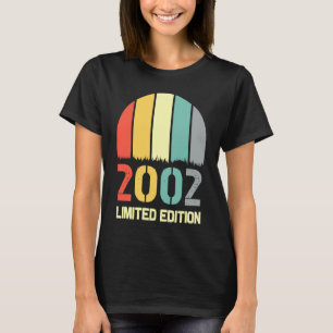 T-shirt Vintage 2002 Hommes Anniversaires 2002 Anniversair