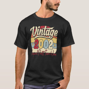 T-shirt Vintage 2002 Pièces originales Certaines portent R