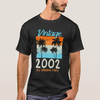 T-shirt Vintage 2002 T S Toutes Pièces Originales Palm Tre