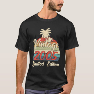 T-shirt Vintage 2005 16E Anniversaire Édition Limitée 16 A