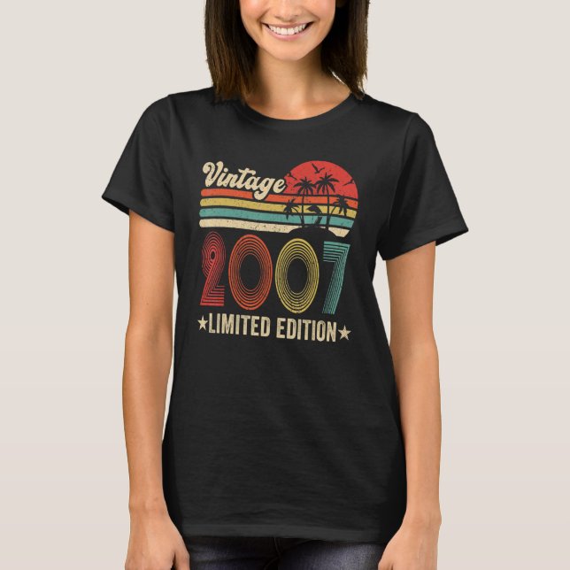 T-shirt Vintage 2007 15ème anniversaire (Devant)