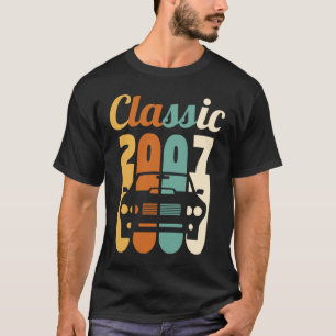 T-shirt Vintage 2007 Anniversaire Rétro 12e anniversaire 1