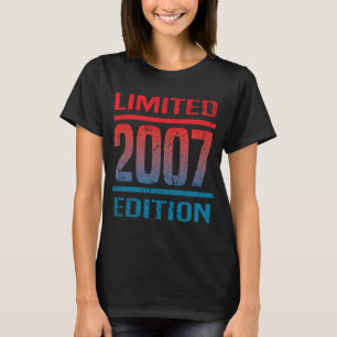 T-shirt Vintage 2007 u2013 2007 Anniversaire