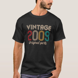 T-shirt Vintage 2009 13e anniversaire Cadeaux Retro 13 ans