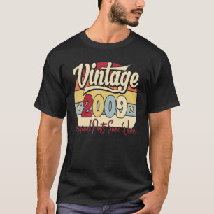 T-shirt Vintage 2009 Pièces originales Certaines portent R