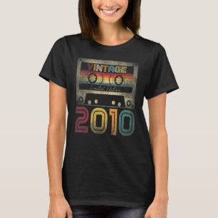 T-shirt Vintage 2010 12ème anniversaire Idées Hommes Femme