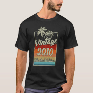 T-shirt Vintage 2010 13 ans 13e anniversaire