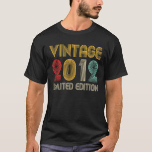 T-shirt Vintage 2012 10 Ans 10ème Anniversaire