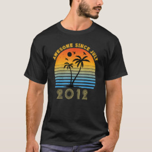 T-shirt Vintage 2012 10ème anniversaire stupéfiant depuis