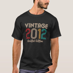 T-shirt Vintage 2012 Limited Edition 10e anniversaire 10