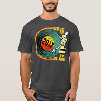 T-shirt Vintage 2017 Birthday Shirt Im Classic Birthday Sh