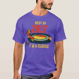T-shirt Vintage 2017 Birthday Shirt Retro 17 Birthday Shir