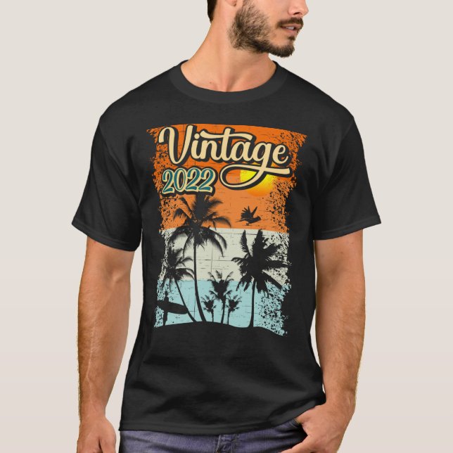 T-shirt Vintage 2022 (Devant)