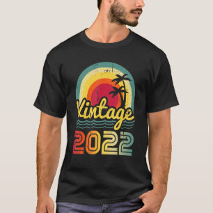 T-shirt Vintage 2022 1 Year Old Boys and Girls 1st Birth