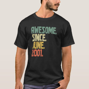 T-shirt Vintage 20 Ans Hommes Femmes Magnifique Depuis le 