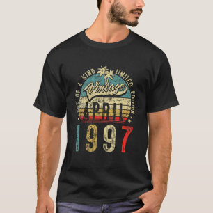T-shirt Vintage 25 Ans Avril 1997 Décorations 25E B