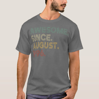 T-shirt Vintage 26ème anniversaire Awesome depuis août 199