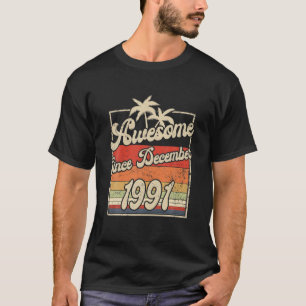 T-shirt Vintage 30 Ans Awesome Depuis Décembre 1991 B