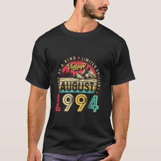T-shirt Vintage 30e anniversaire Funny août 1994 30 Annive